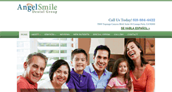 Desktop Screenshot of angelsmiledentalgroup.com